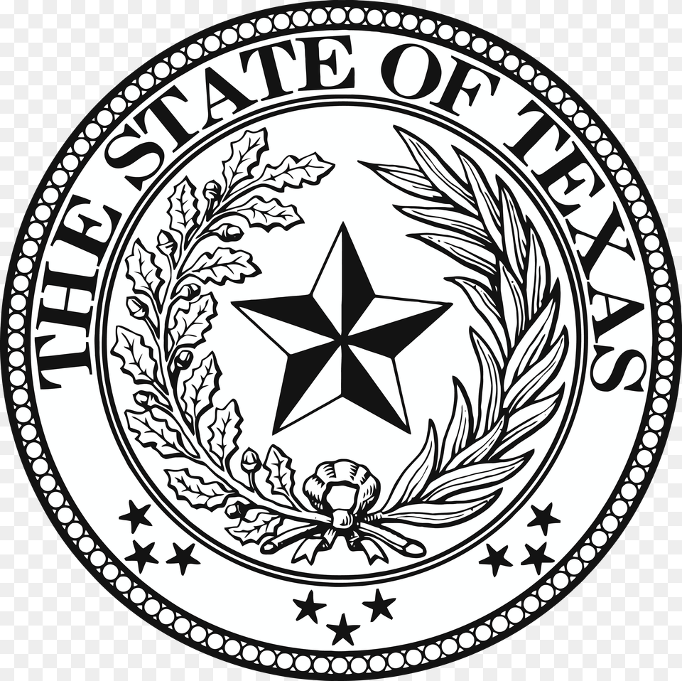 State Of Texas Seal Clipart Download, Emblem, Symbol, Logo Free Png