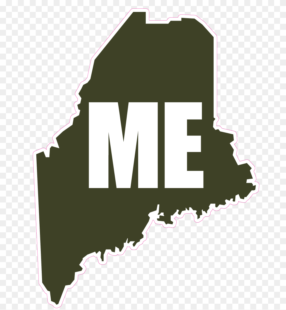 State Outlines Maine, Land, Nature, Outdoors, Ammunition Png Image