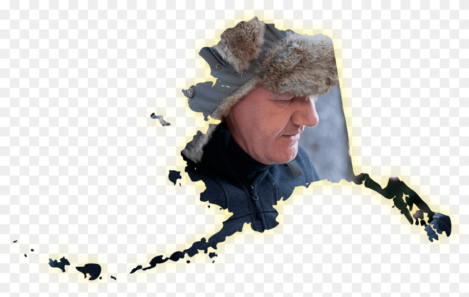 State Picture Of Alaska, Clothing, Coat, Hat, Face Free Png