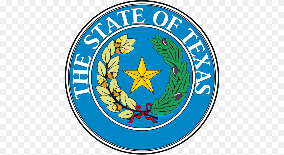 State Seal Of Texas Texas Government, Emblem, Symbol, Logo, Badge Free Png
