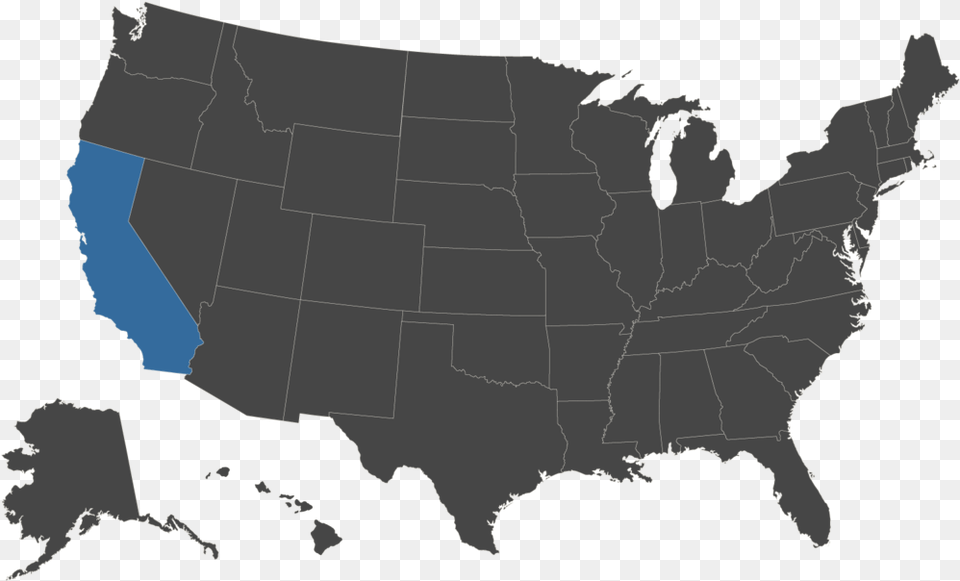 Statemap California Trump Electoral College Win, Chart, Map, Plot, Atlas Free Transparent Png