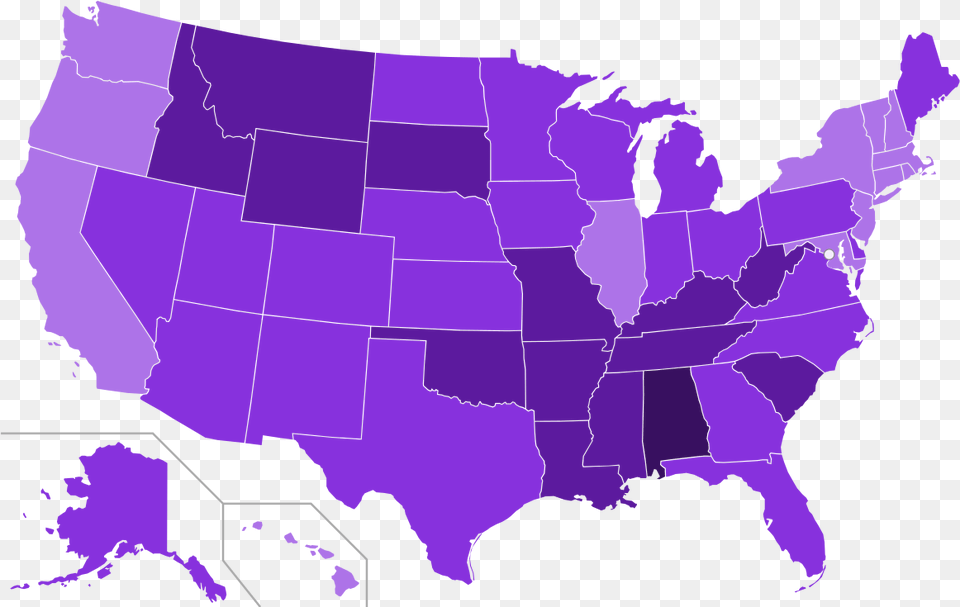 States That Allow Corporal Punishment, Chart, Plot, Map, Purple Free Png