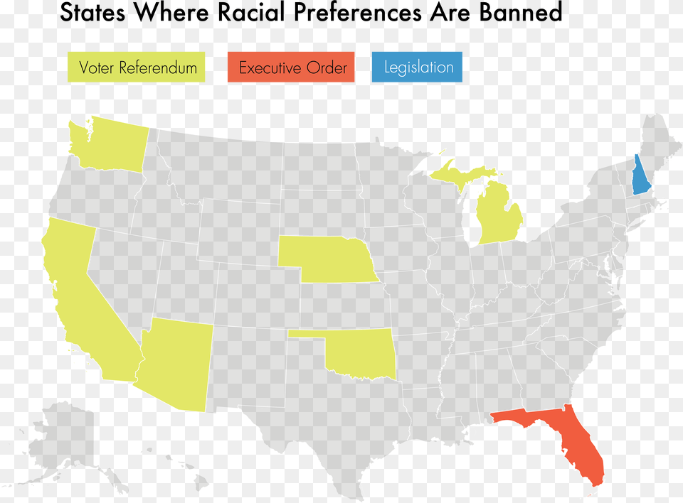 States That Ban Affirmative Action Affirmative Action Alternatives, Chart, Plot, Map, Outdoors Free Transparent Png