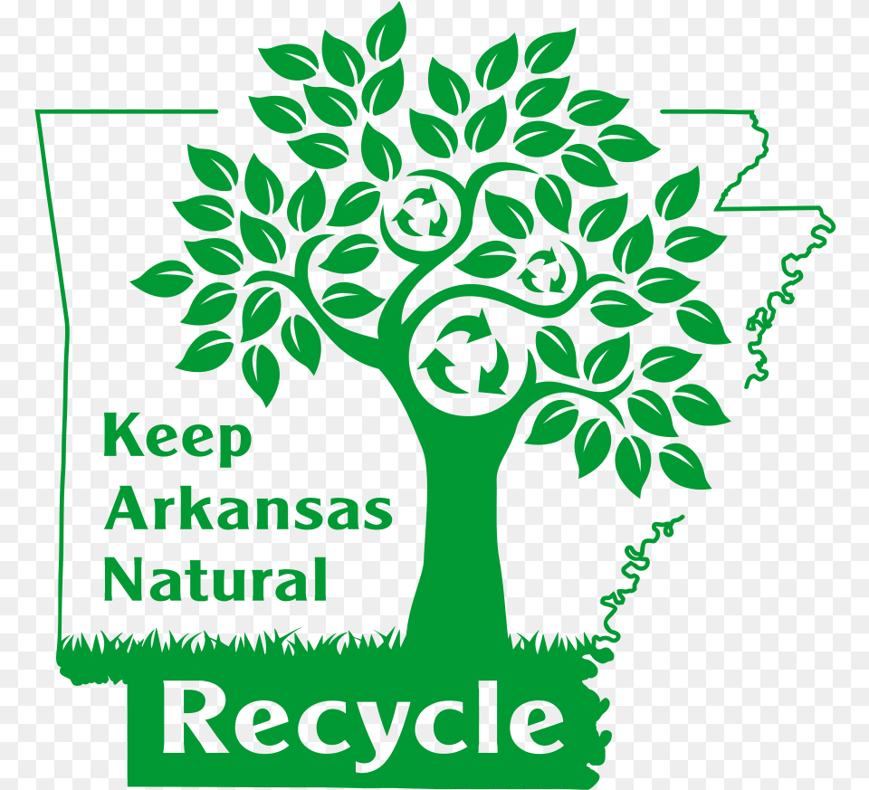 Statewide Recycling Logo Recycle Tree Logo Transparent, Advertisement, Art, Graphics, Poster Free Png Download