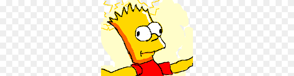 Static Electricity Bart Simpson Hair Drawing, Baby, Person, Clothing, Glove Free Transparent Png