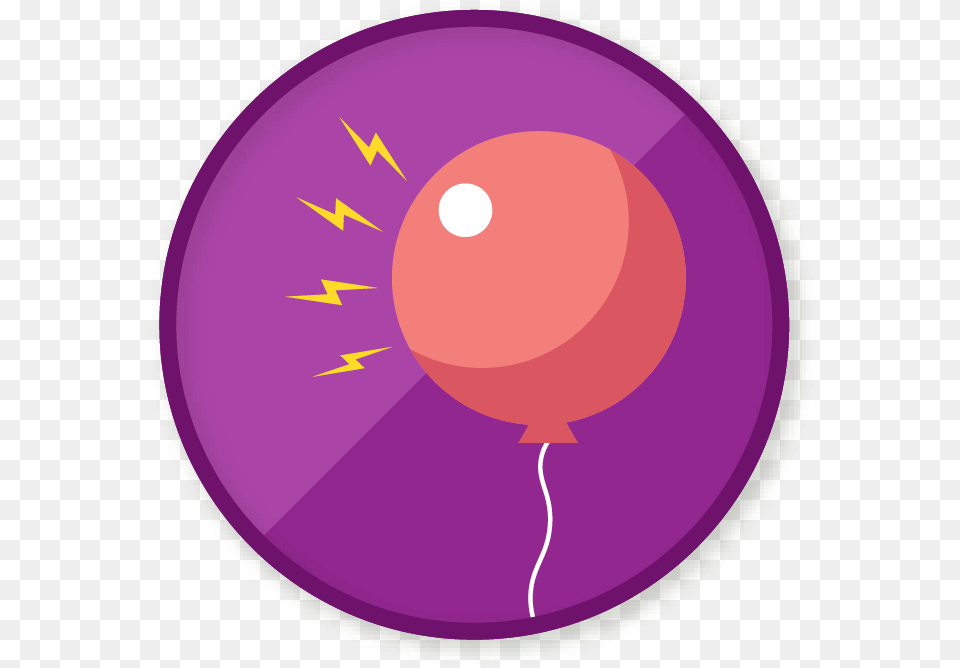 Static Electricity Cartoon Clipart Download Circle, Balloon, Purple, Disk Png Image