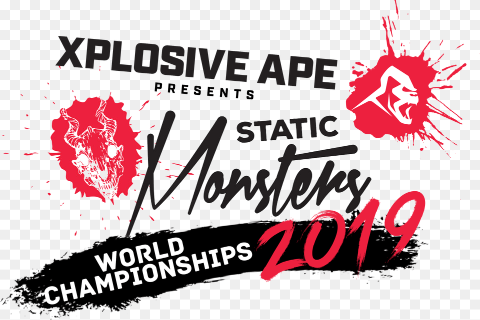Static Monsters Worldwide 2019, Advertisement, Poster, Logo, Text Free Transparent Png