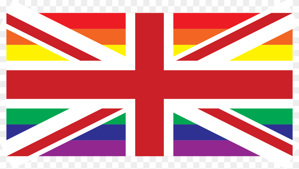 Static Rainbow Union Flag Icons, United Kingdom Flag Free Transparent Png