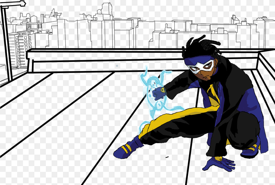 Static Shock Fan Art, Person, Face, Head Free Png Download