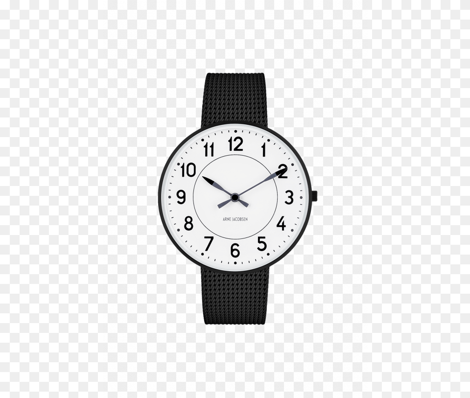 Station 40 Mm Arne Jacobsen Bankers Watch, Arm, Body Part, Person, Wristwatch Free Png Download