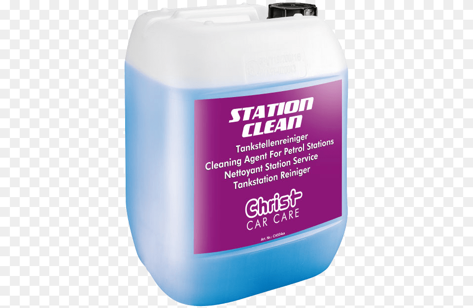 Station Clean Is A Powerful Alkaline Special Cleaner Cleaning Agents For Garage, Jug Png