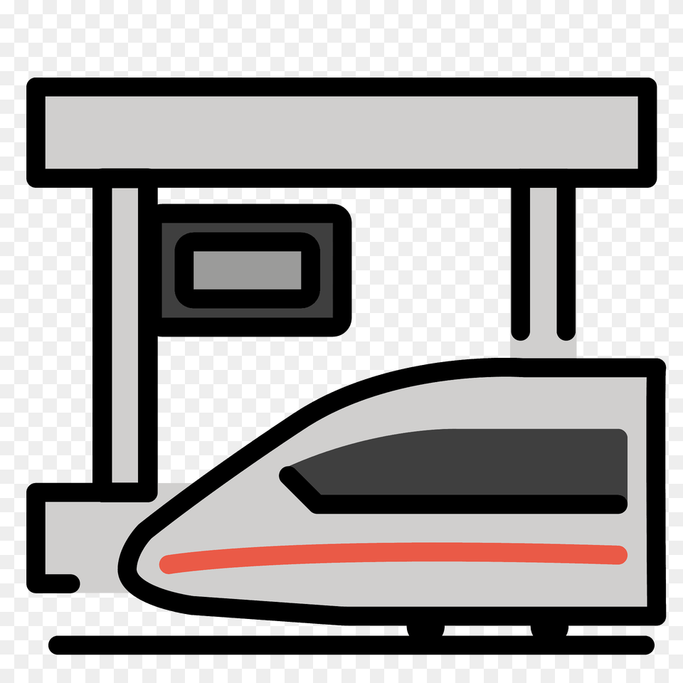 Station Emoji Clipart, Railway, Train, Transportation, Vehicle Free Png