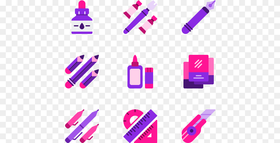 Stationary, Purple, Cosmetics, Lipstick Png