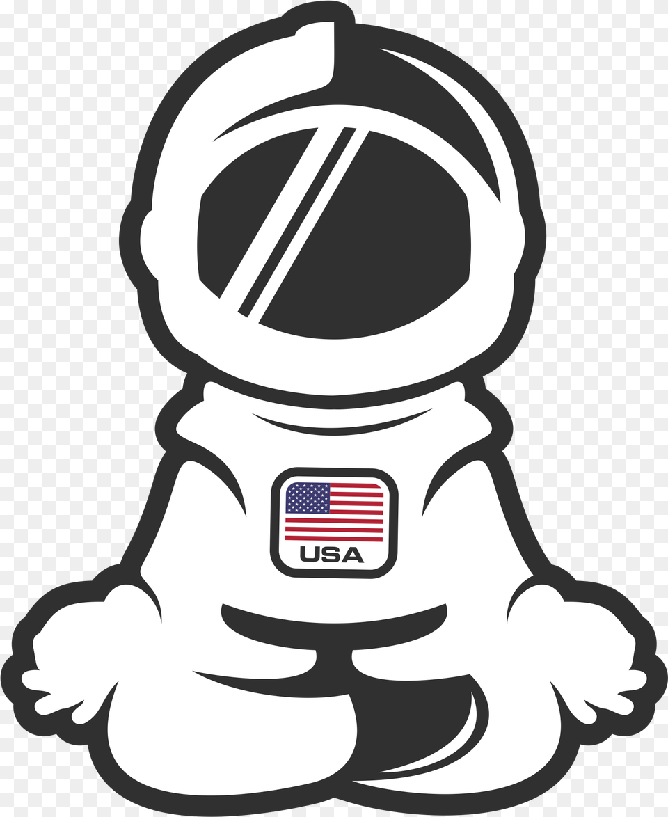 Stationary Astronaut, Sticker, Baby, Person Free Png Download