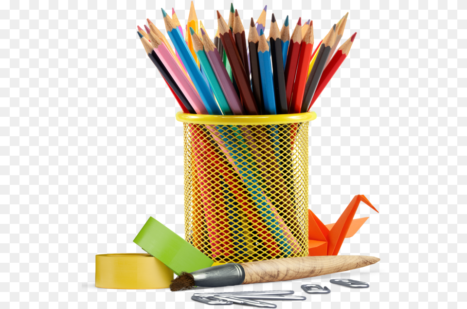 Stationery Bunch Of Pencils, Pencil Free Png Download