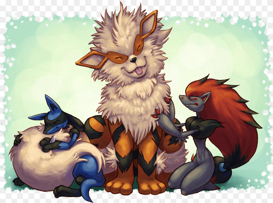 Statistics Arcanine And Lucario Full Size Download Dog And Cat Pokemon, Baby, Person, Book, Comics Free Transparent Png