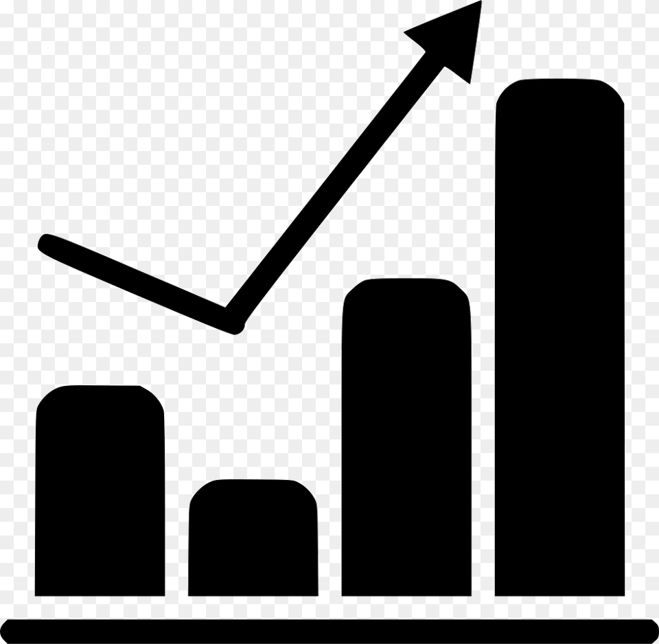 Statistics Clipart Line Graph Bar Chart Icon, Device, Grass, Lawn, Lawn Mower Free Png