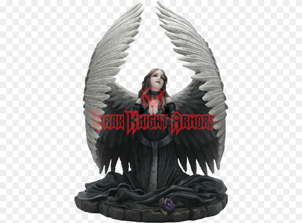 Statuary Fallen Angel Prayer Anne Stokes Prayer For The Fallen Figurine, Animal, Bird, Adult, Female Free Png Download