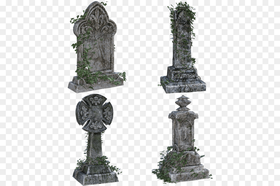 Statue, Tomb, Gravestone, Cross, Symbol Free Transparent Png