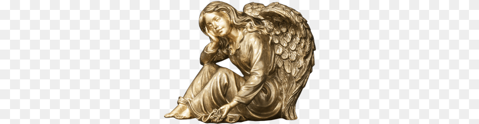 Statue, Bronze, Gold, Person, Art Free Png Download