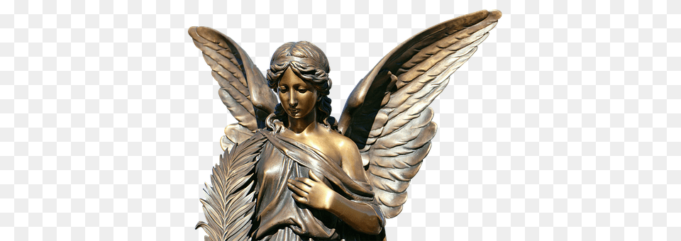 Statue Angel, Adult, Bronze, Female Png Image