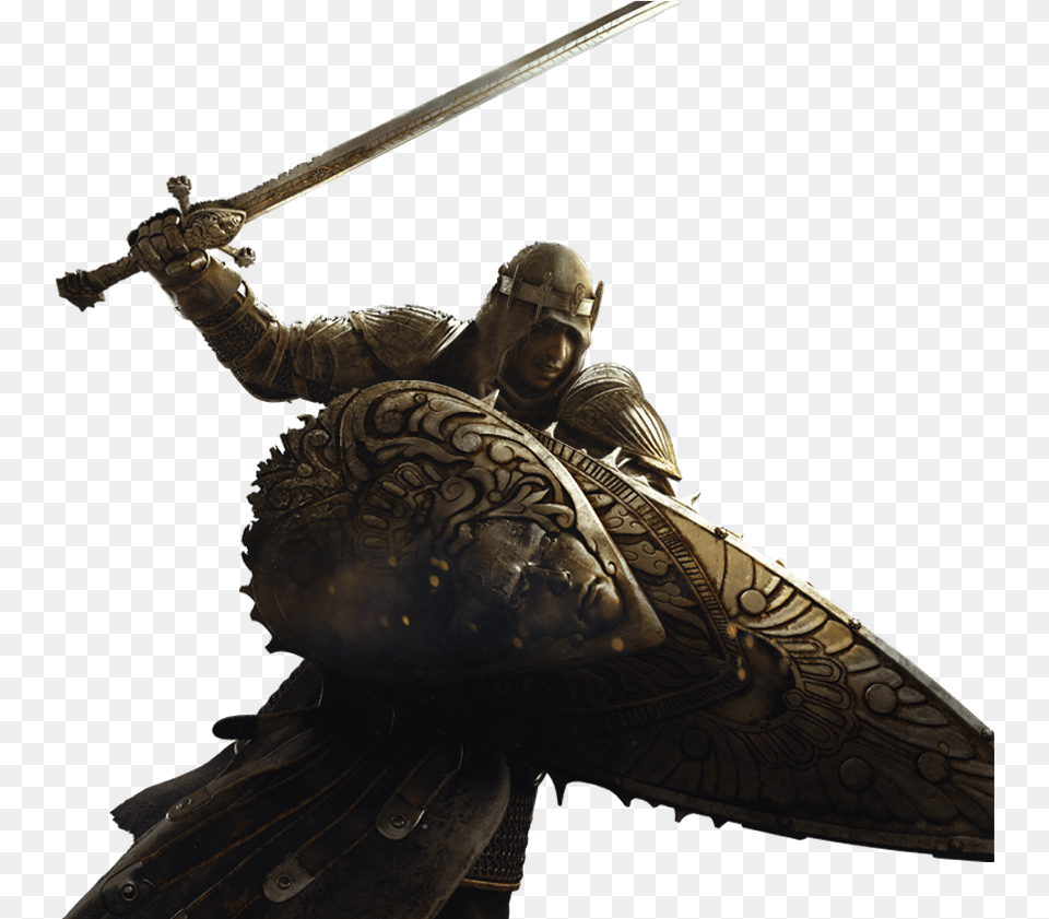 Statue, Bronze, Sword, Weapon, Adult Free Png