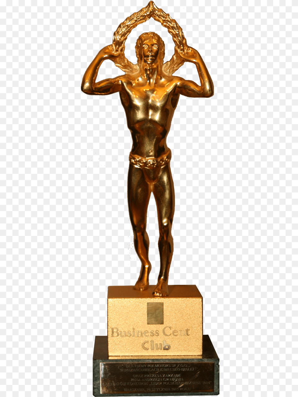 Statue, Trophy, Adult, Female, Gold Png