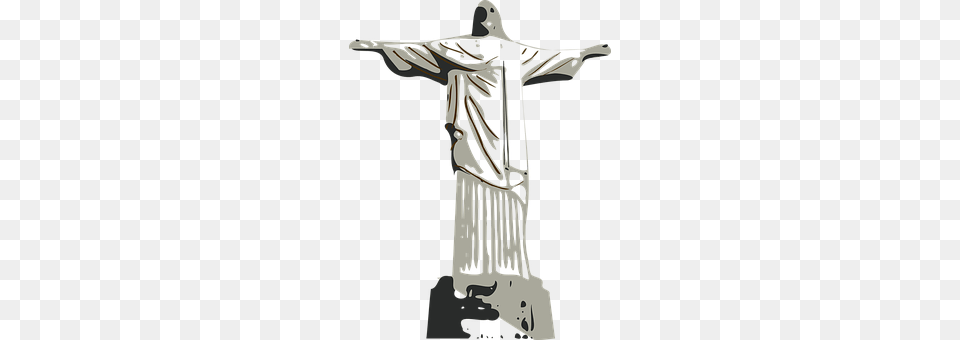 Statue Art, Sculpture, Cross, Symbol Free Png Download