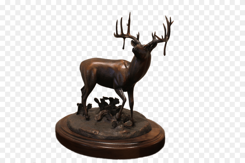 Statue, Animal, Mammal, Elk, Deer Free Png Download