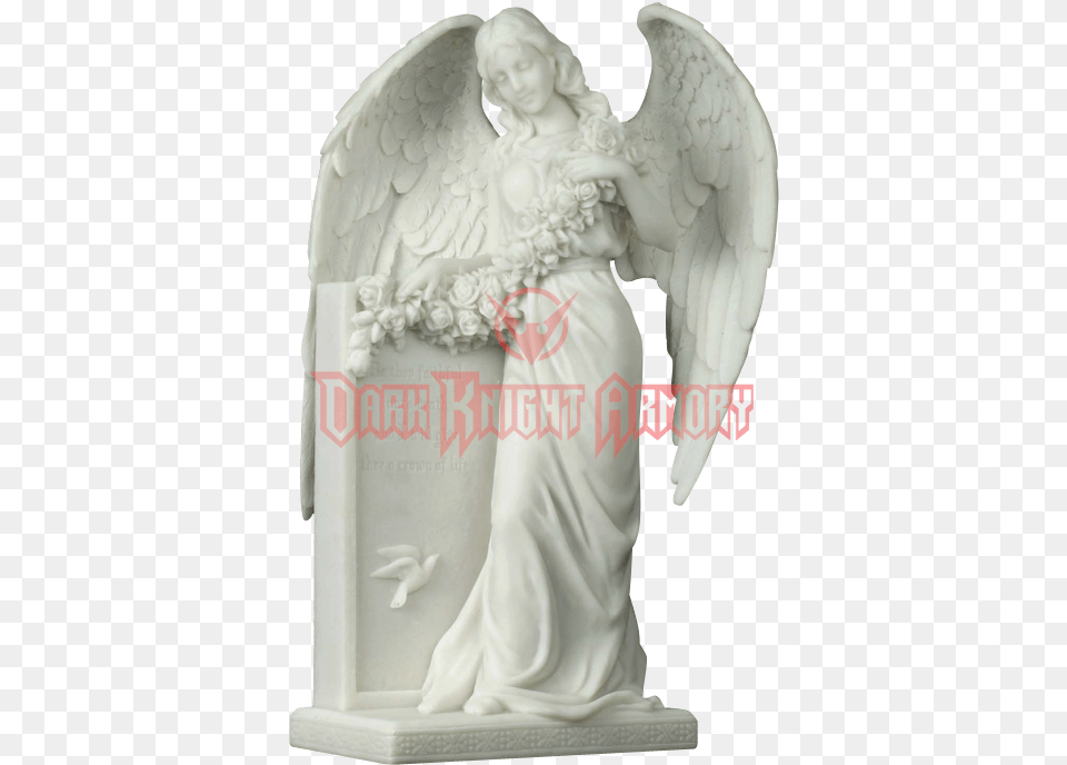 Statue Angel Of Grief Figurine Mourning Angel Weeping Tombstone Angel, Adult, Bride, Female, Person Free Transparent Png