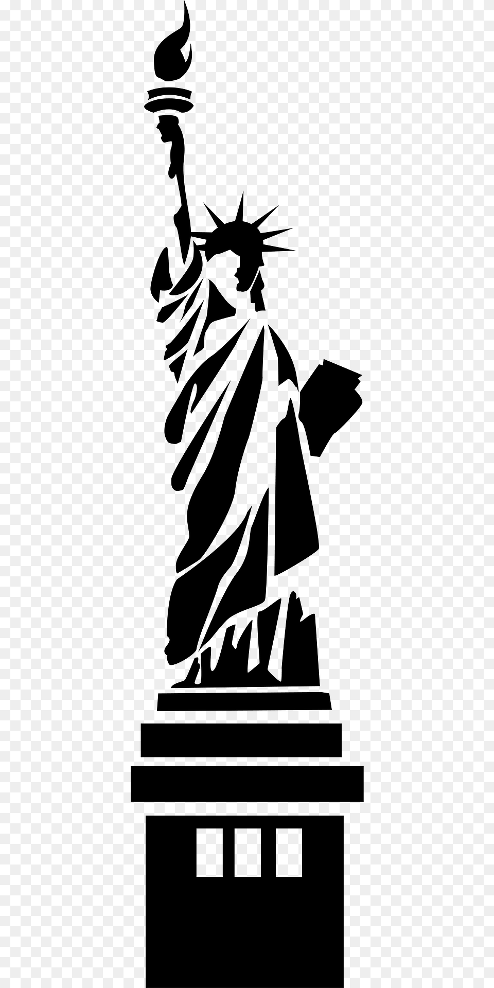 Statue Clipart, Stencil, Person Png Image