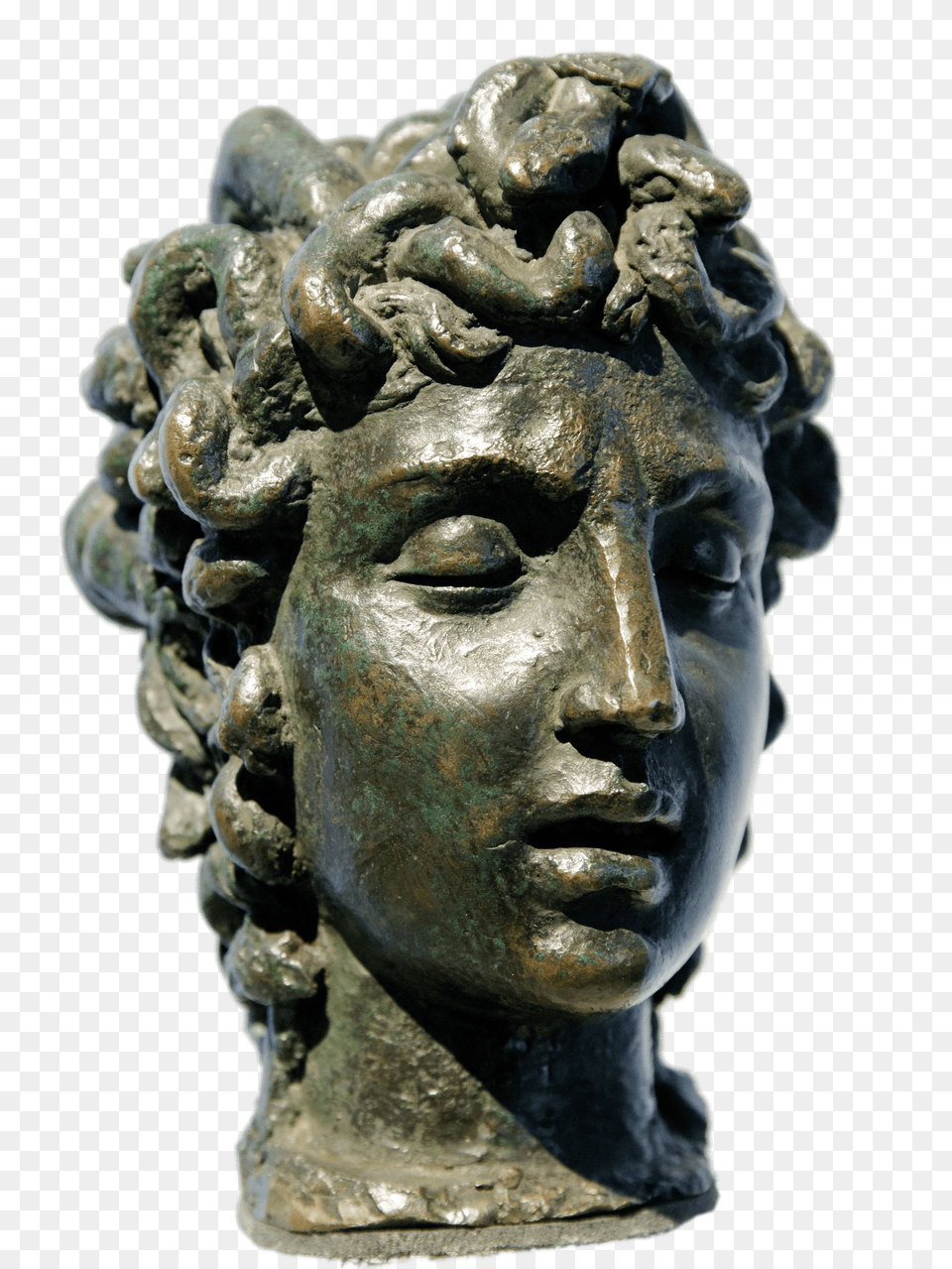 Statue Head Of Medusa, Bronze, Art, Person, Face Free Png