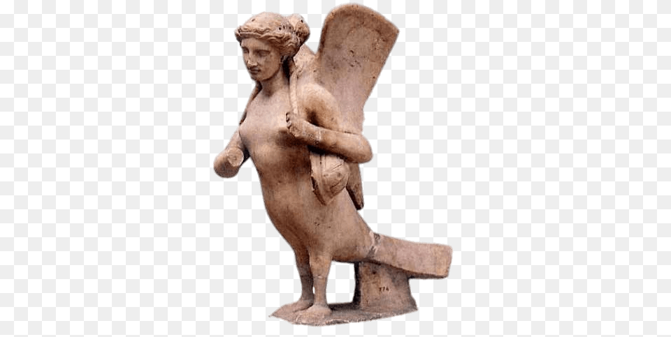 Statue Of A Greek Siren, Archaeology, Art, Adult, Male Free Transparent Png