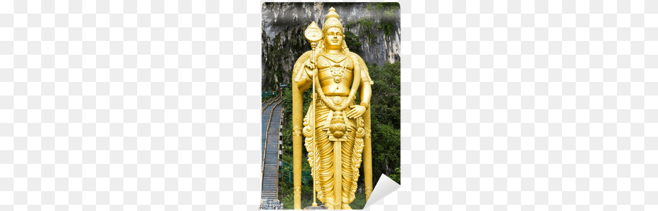 Statue Of Hindu God Muragan At Batu Caves Kuala Lumpur Batu Caves, Art, Adult, Bride, Female Png Image