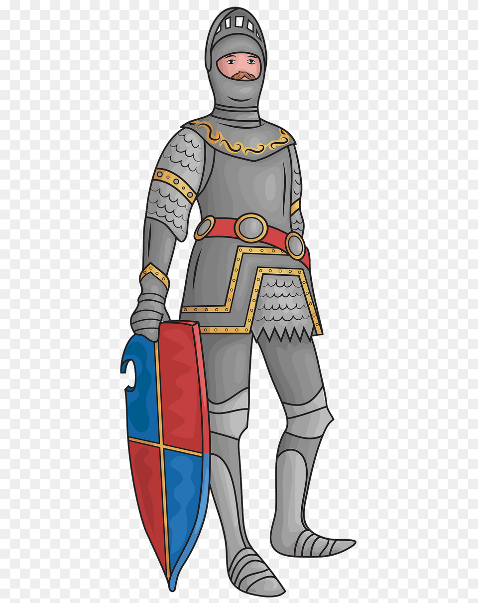 Statue Of King Arthur In Innsbruck Clipart, Armor, Knight, Person, Face Free Png Download