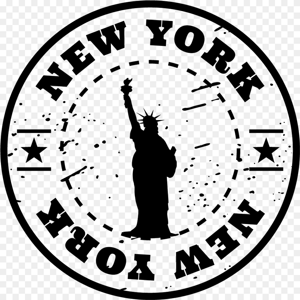 Statue Of Liberty, Gray Png