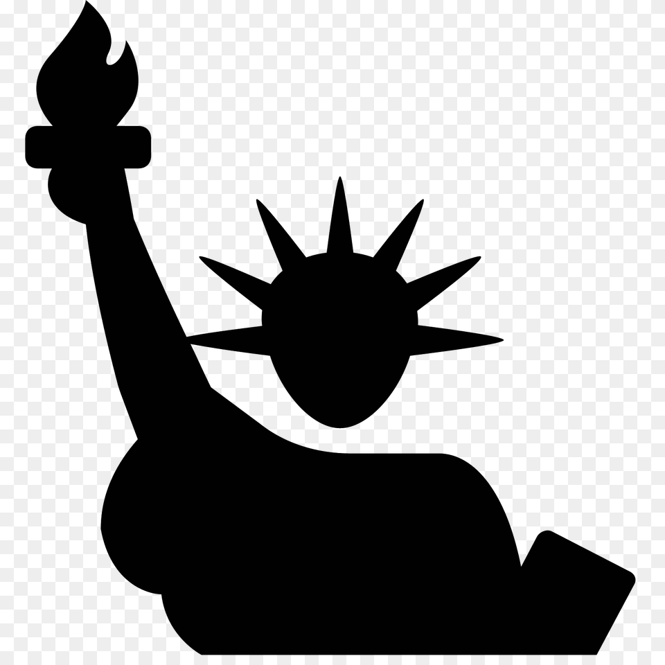 Statue Of Liberty, Gray Free Png