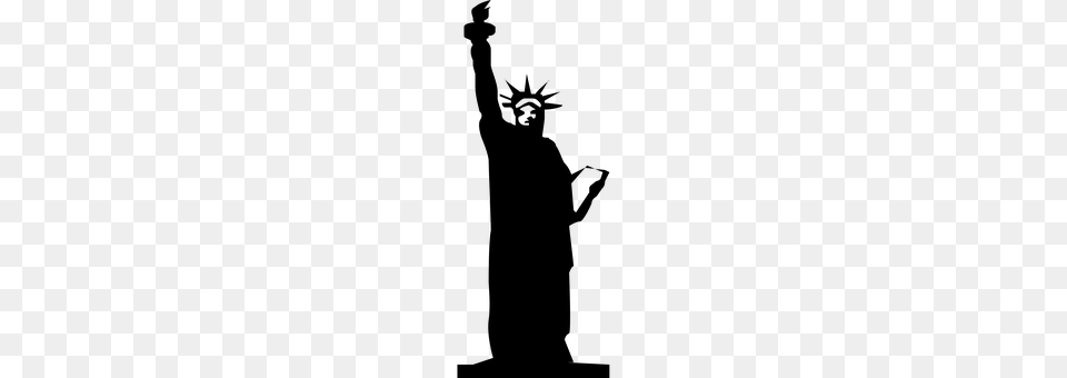 Statue Of Liberty Gray Png