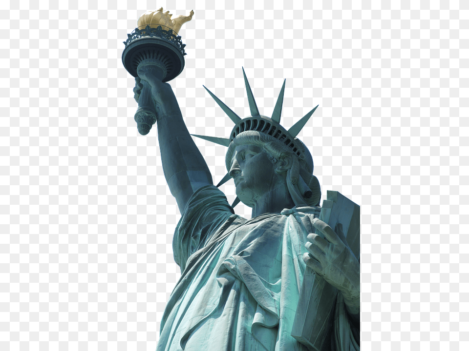 Statue Of Liberty, Art, Person, Sculpture, Landmark Png