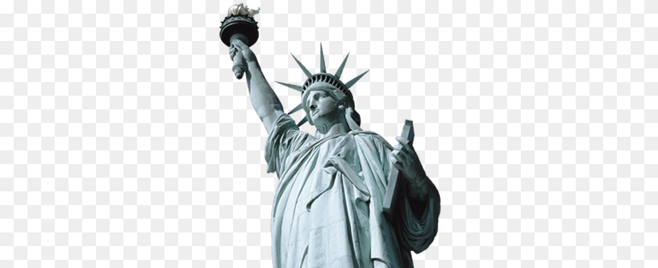 Statue Of Liberty, Art, Person, Sculpture, Landmark Free Png