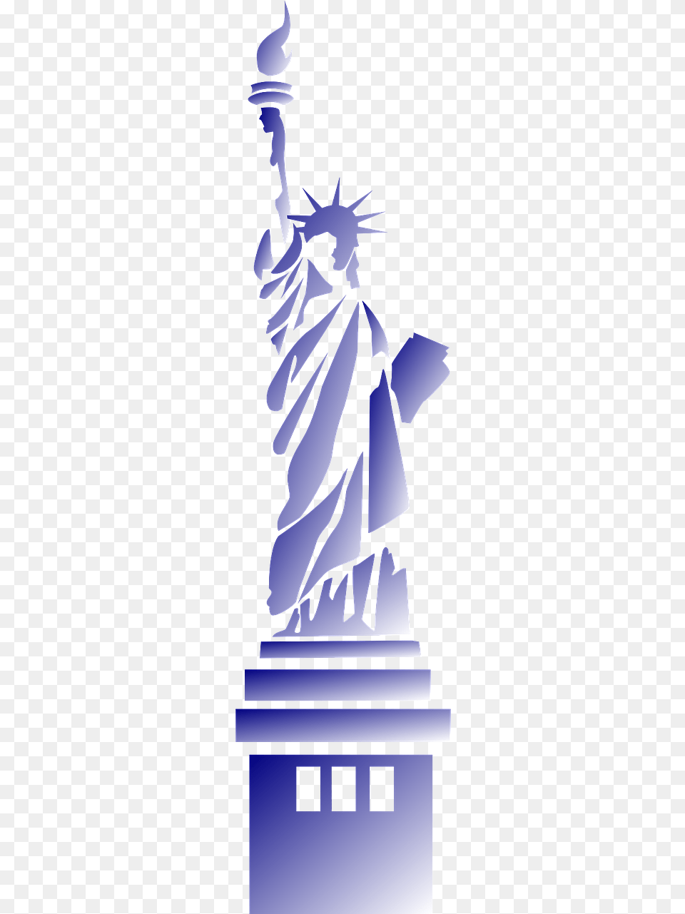 Statue Of Liberty Black And White, People, Person, Art Png