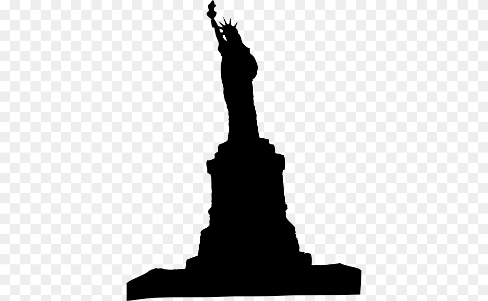 Statue Of Liberty Clip Art Free Vector, Silhouette, Architecture, Building, Monument Png Image