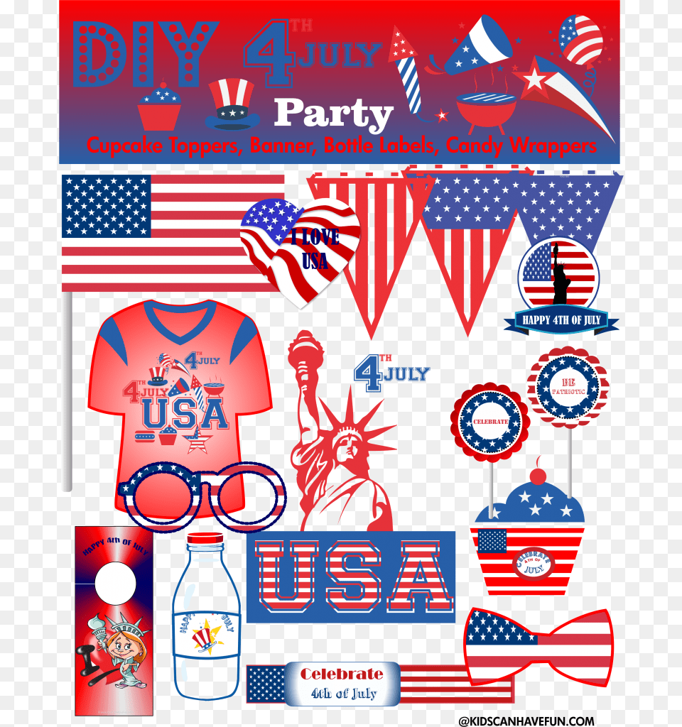 Statue Of Liberty Clipart, Advertisement, Poster, American Flag, Flag Png Image