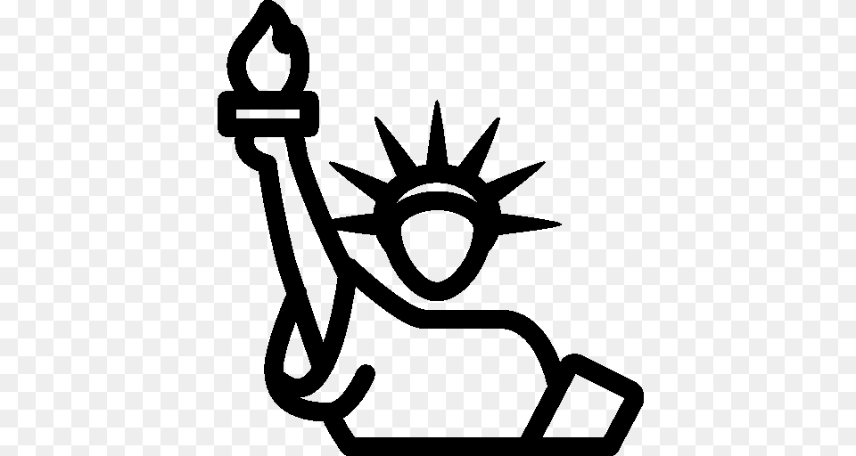 Statue Of Liberty Clipart Liberty Symbol, Stencil, Electronics, Hardware, Animal Free Png