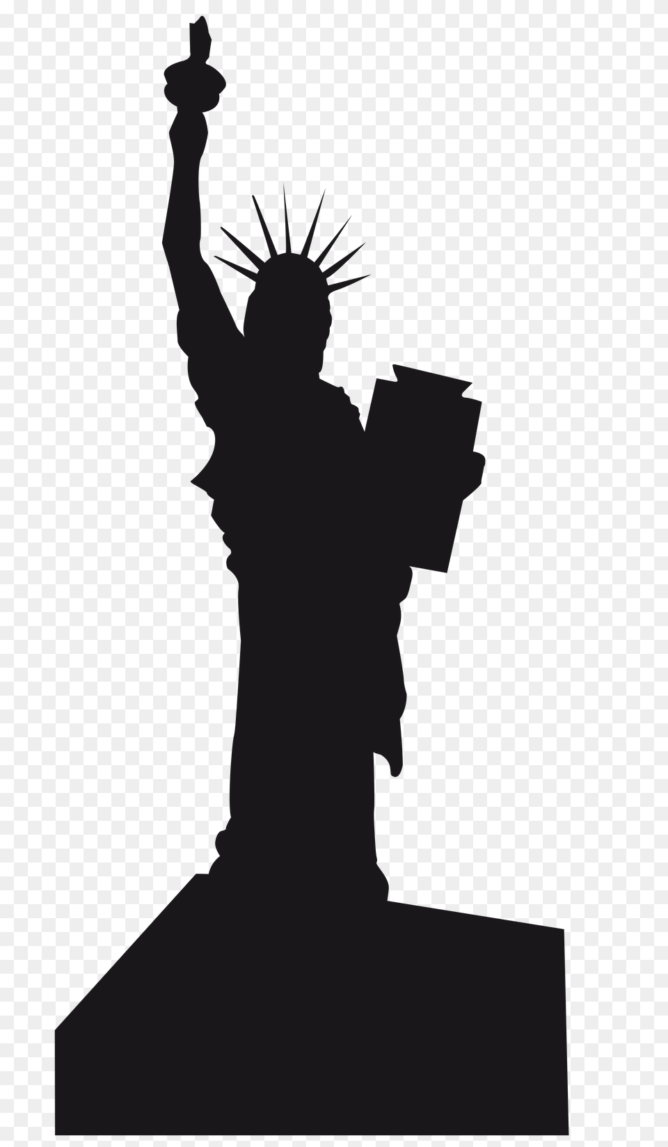 Statue Of Liberty Clipart Statue Libery, Art, Silhouette, Adult, Wedding Png