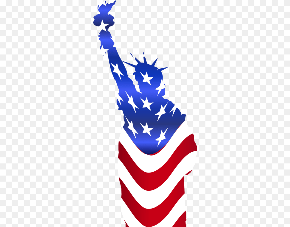 Statue Of Liberty Computer Icons Drawing Monument, American Flag, Flag, Person Free Transparent Png