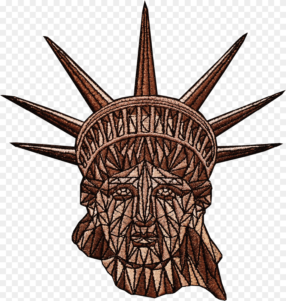 Statue Of Liberty Copper Patch Statue Of Liberty National Monument, Symbol, Emblem, Art, Person Free Transparent Png