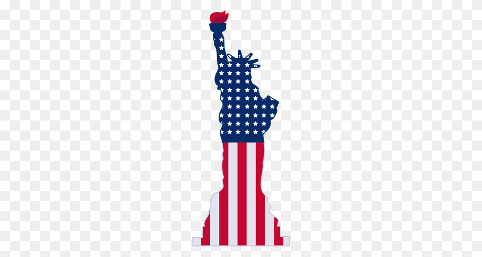 Statue Of Liberty Design Element, American Flag, Flag, Baby, Person Png Image
