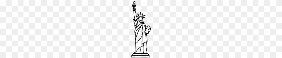 Statue Of Liberty Icons Noun Project, Gray Free Png Download