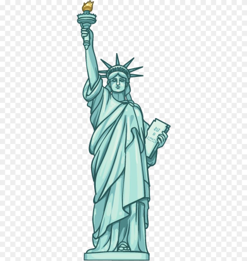 Statue Of Liberty Image I M With Her Statue Of Liberty, Art, Adult, Wedding, Person Free Png Download